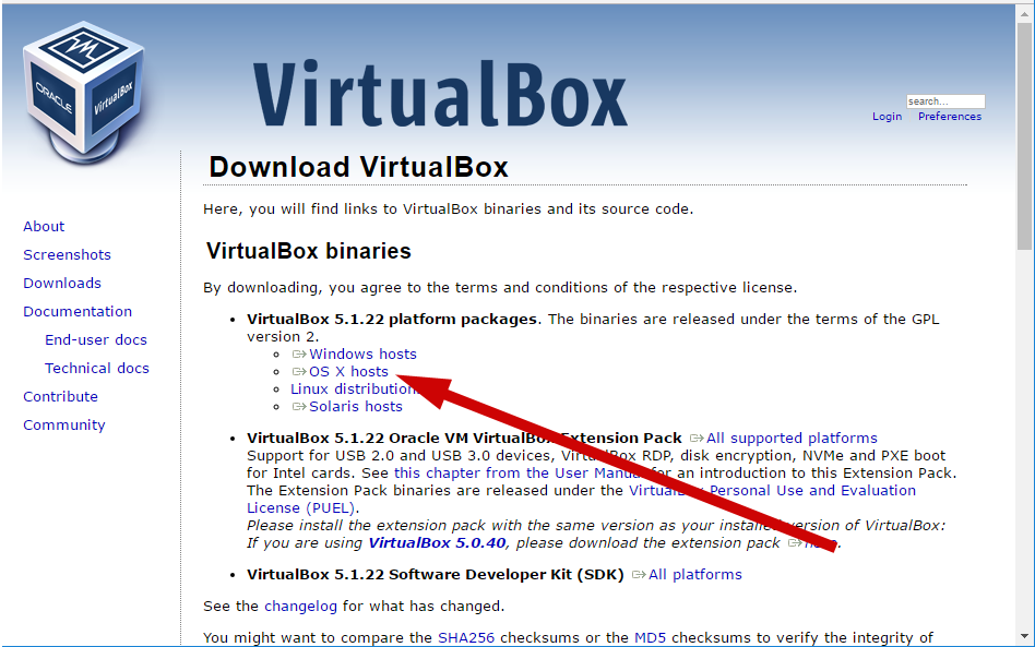 mac os disk image for virtualbox